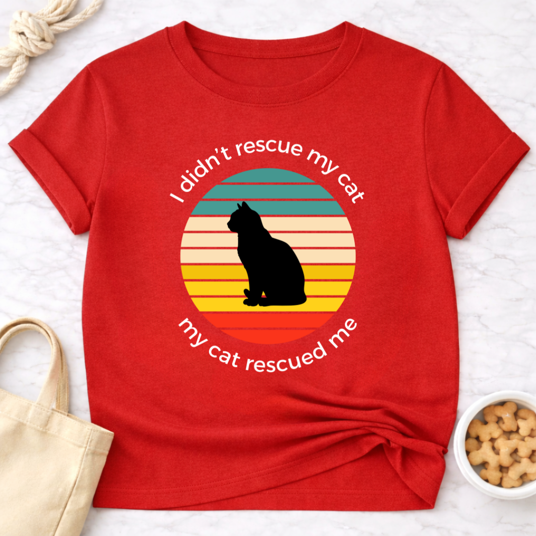 My Cat Rescued Me T-Shirt