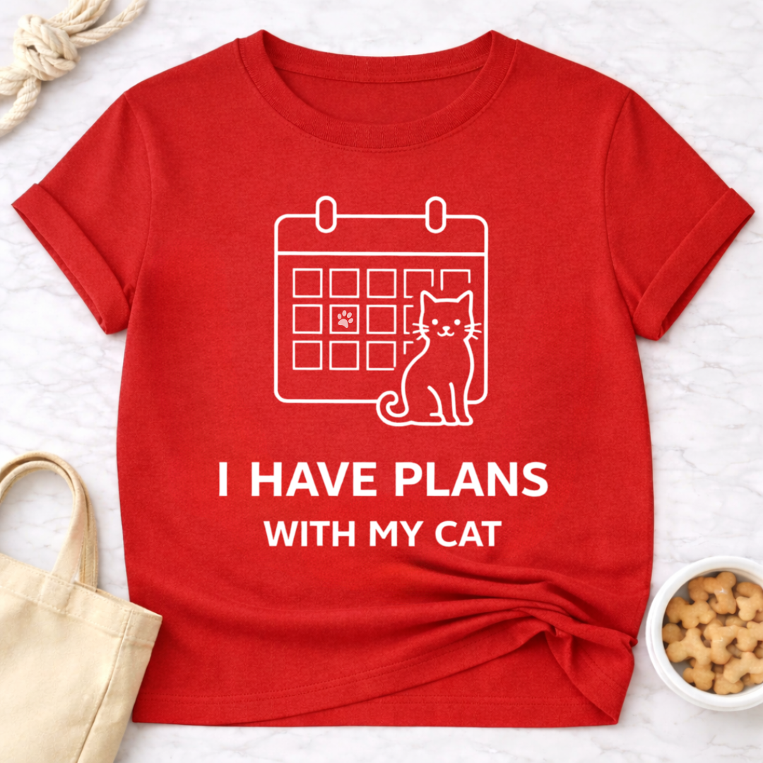 I Have Plans With My Cat T-Shirt