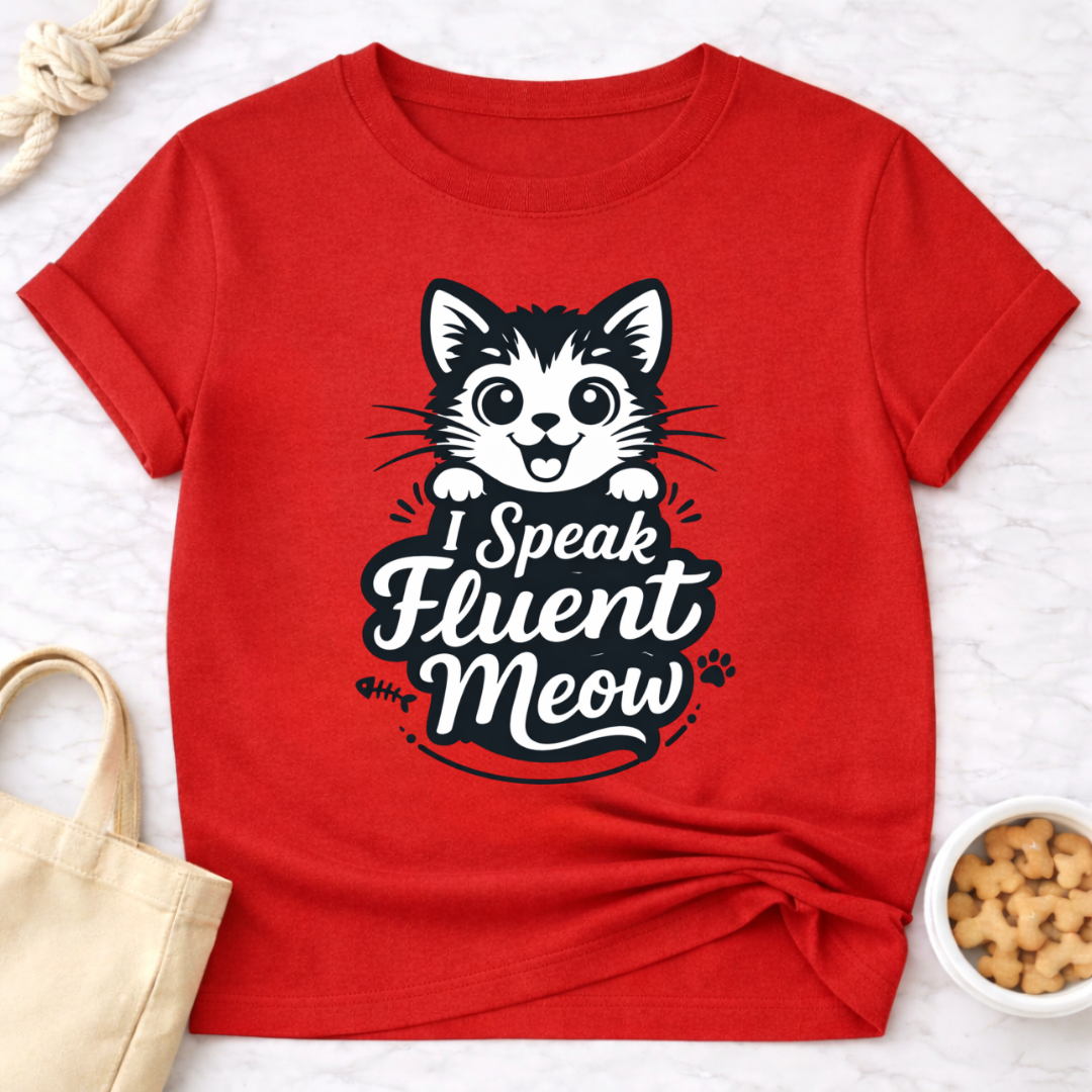 I Speak Fluent Meow T-Shirt