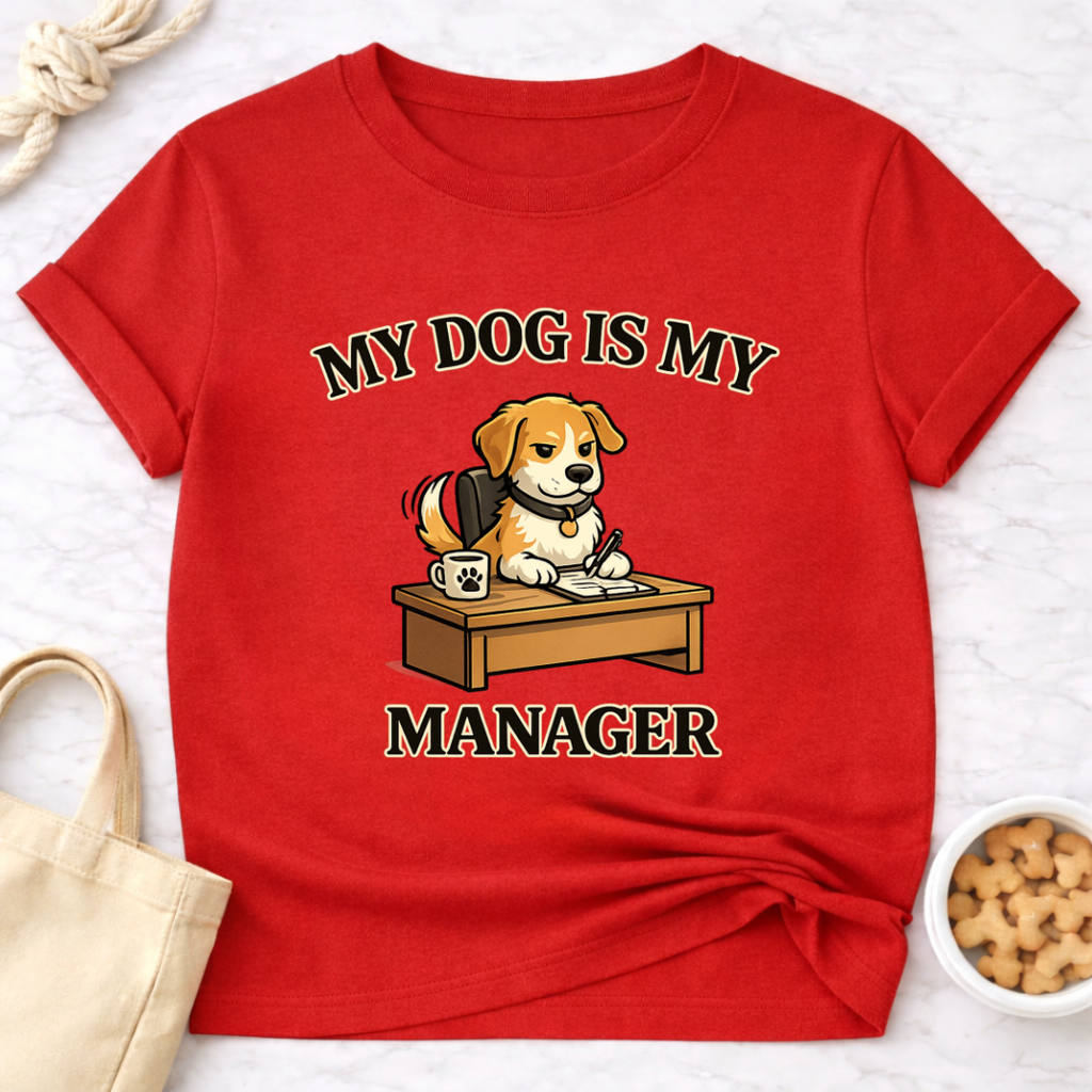 My Dog is My Manager T-Shirt
