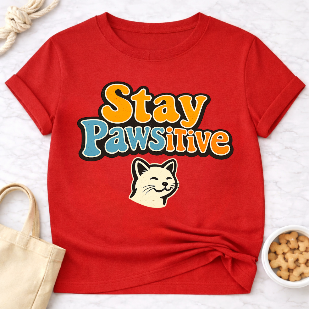 Pawsitive Cat T-Shirt