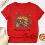 Books Cats Coffee T-Shirt