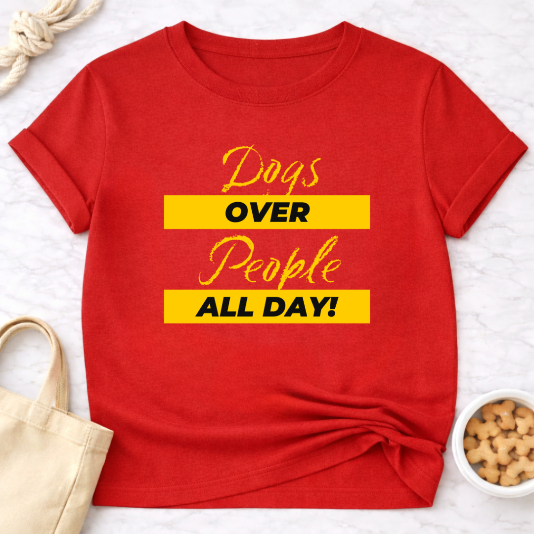 Dogs Over People (Chalk) T-Shirt