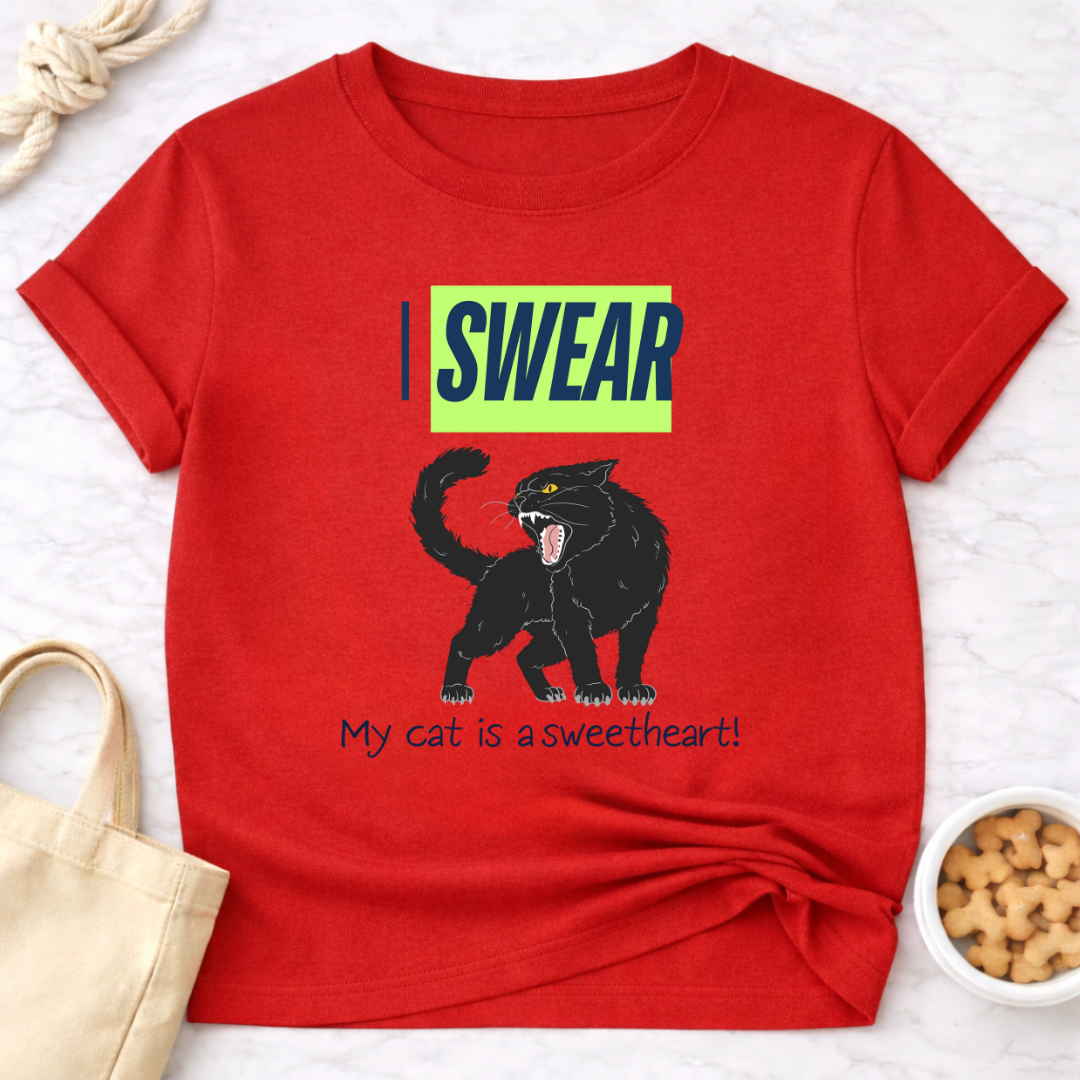 I Swear My Cat is a Sweetheart T-Shirt