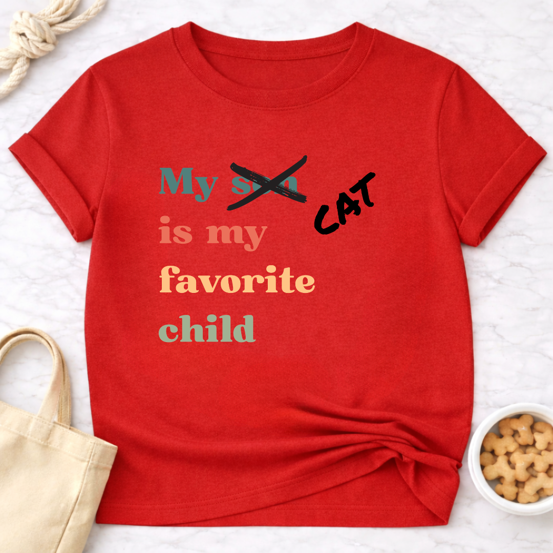 My Cat is My Favorite Child (Son) T-Shirt