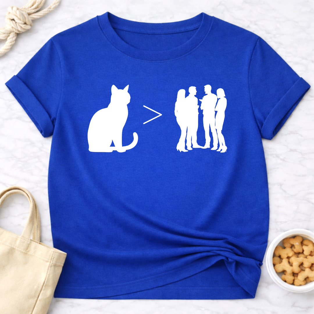 Cat is Greater Than People T-Shirt