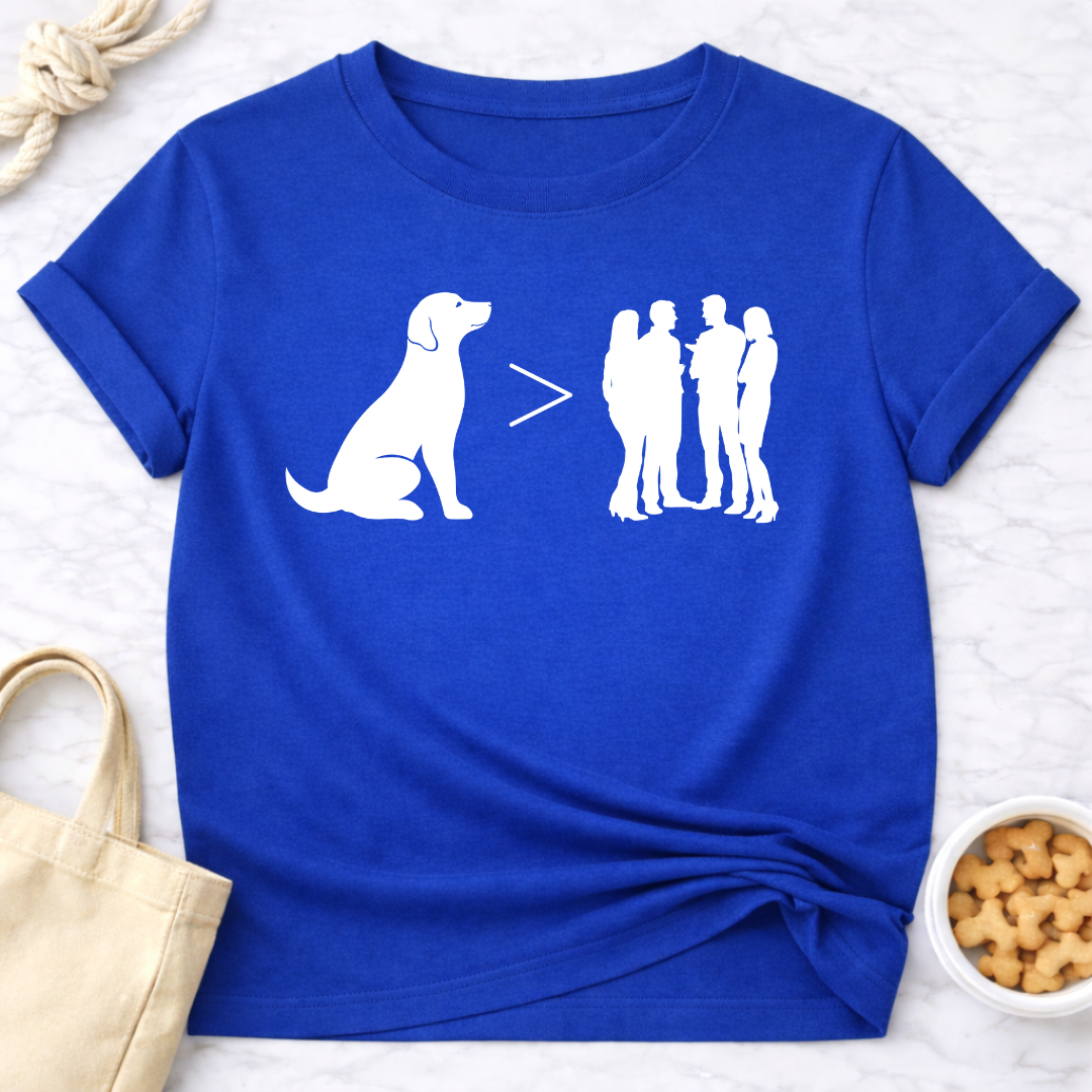 Dog is Greater Than People T-Shirt