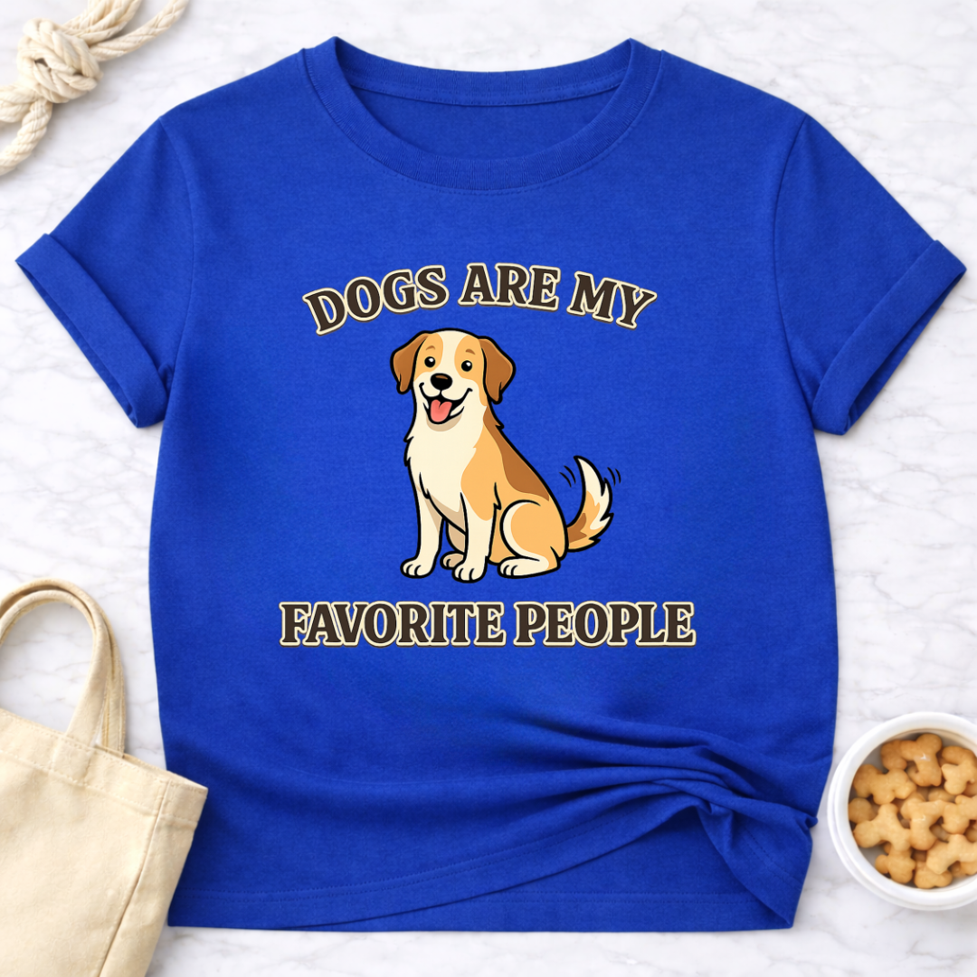 Dogs Are My Favorite People T-Shirt