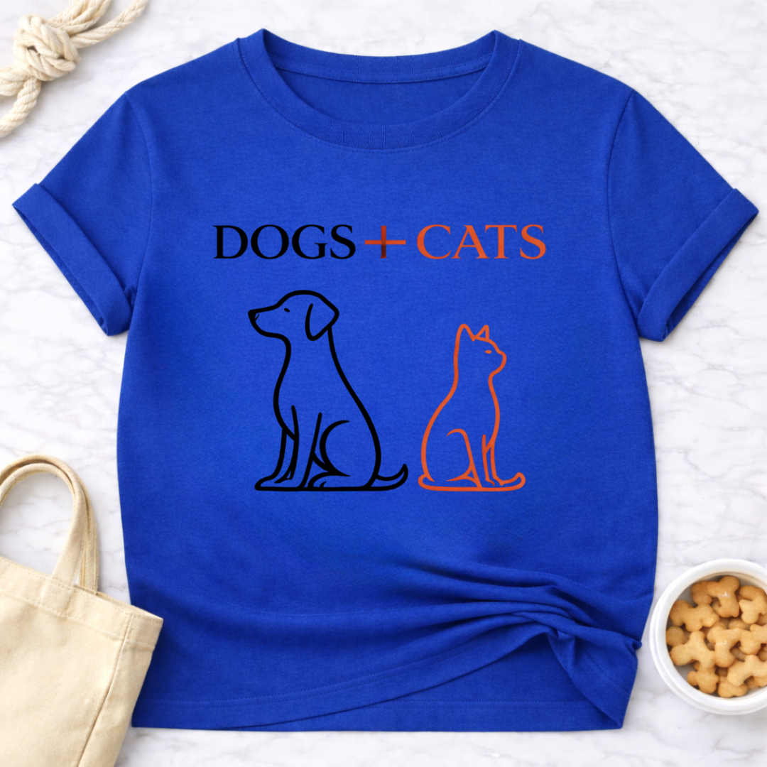 Dogs + Cats T-Shirt
