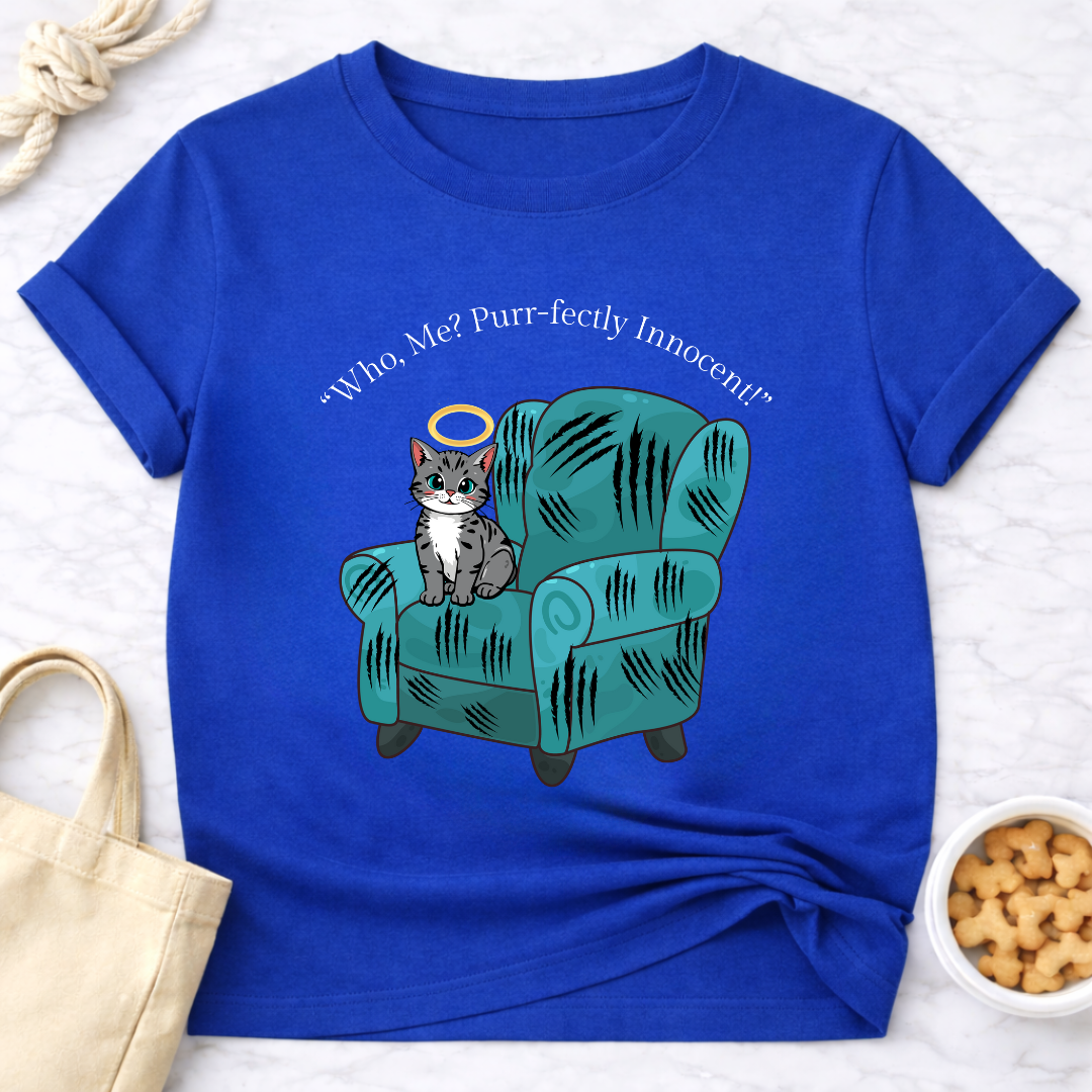Purr-fectly Innocent Cat T-Shirt
