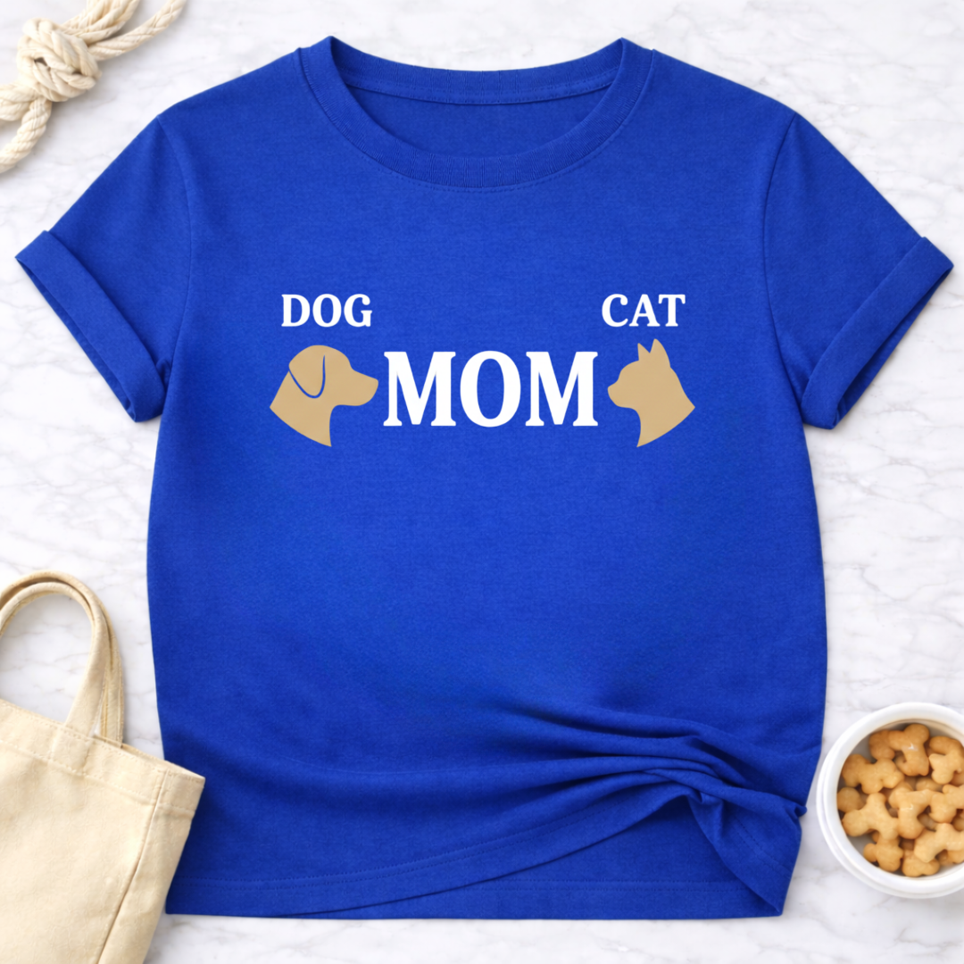 Dog and Cat Mom T-Shirt
