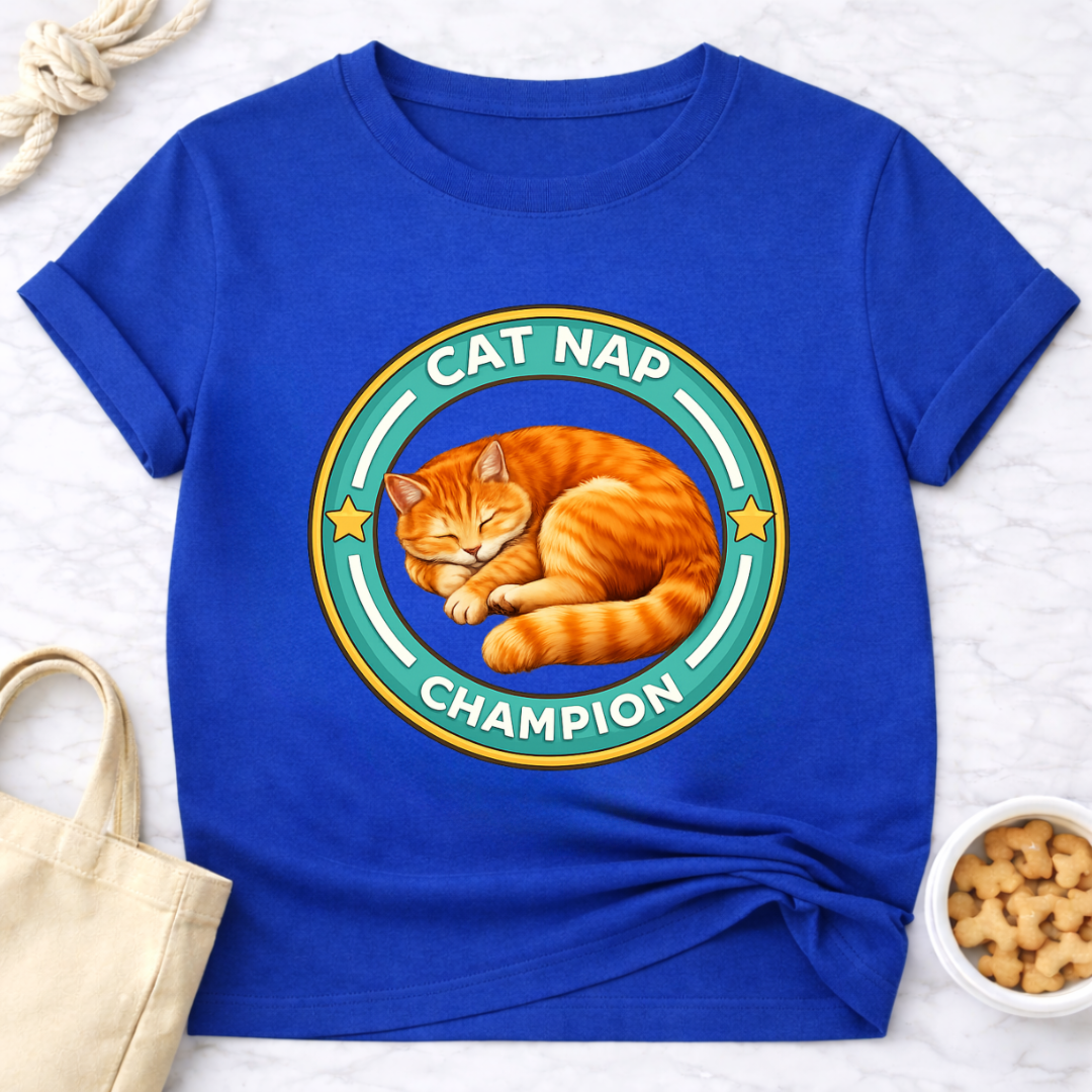 Cat Nap Champion T-Shirt