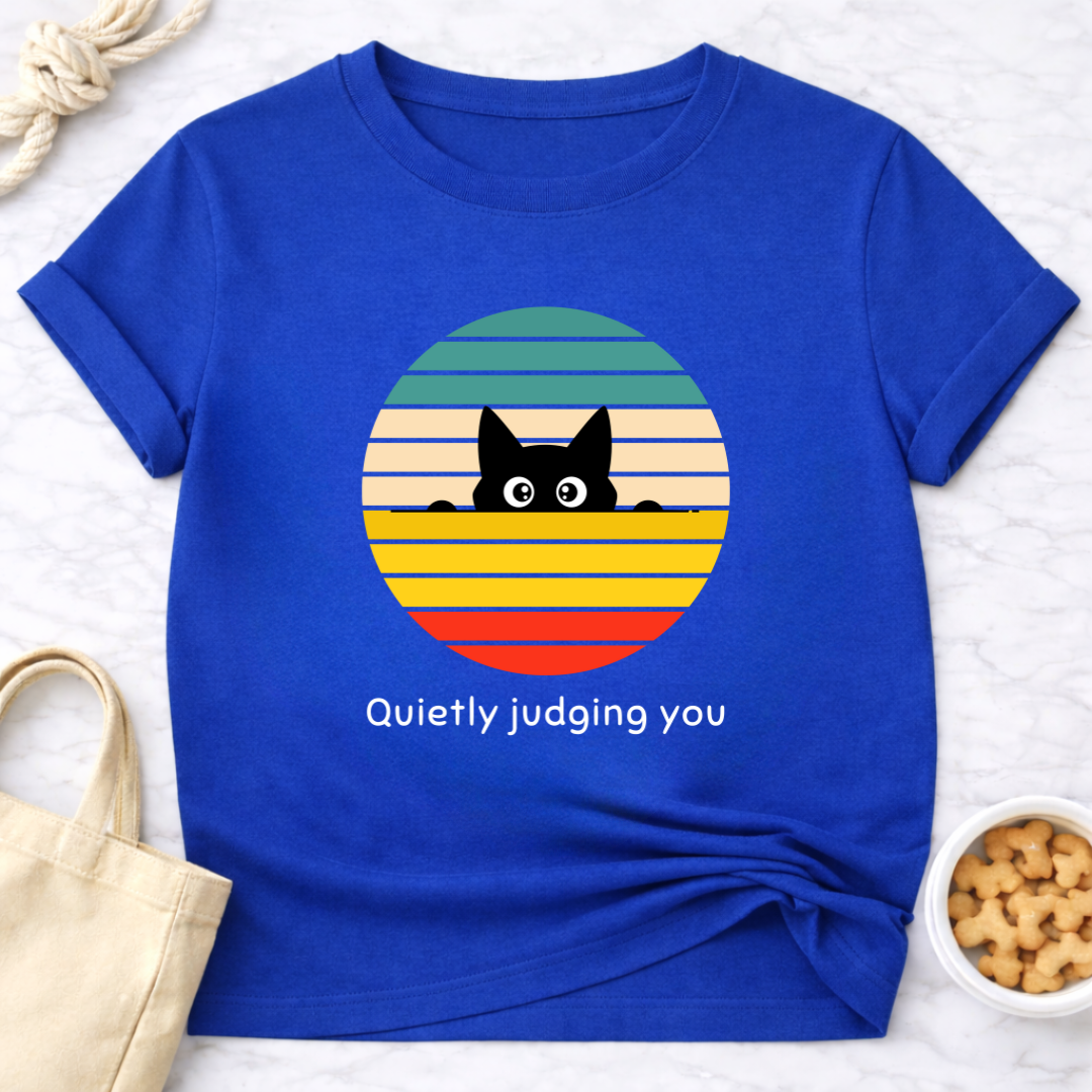 Cat Quietly Judging You T-Shirt