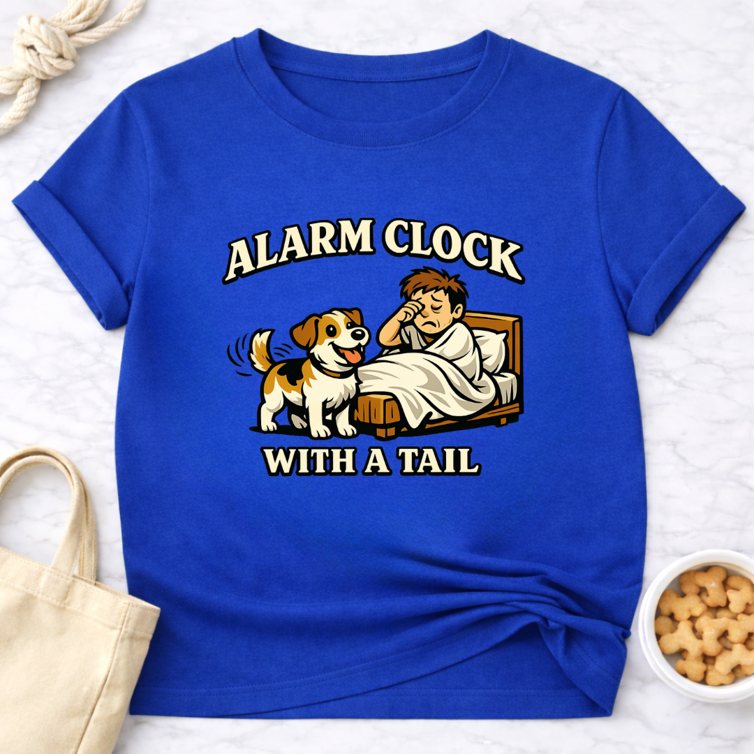 Alarm Clock with a Tail T-Shirt