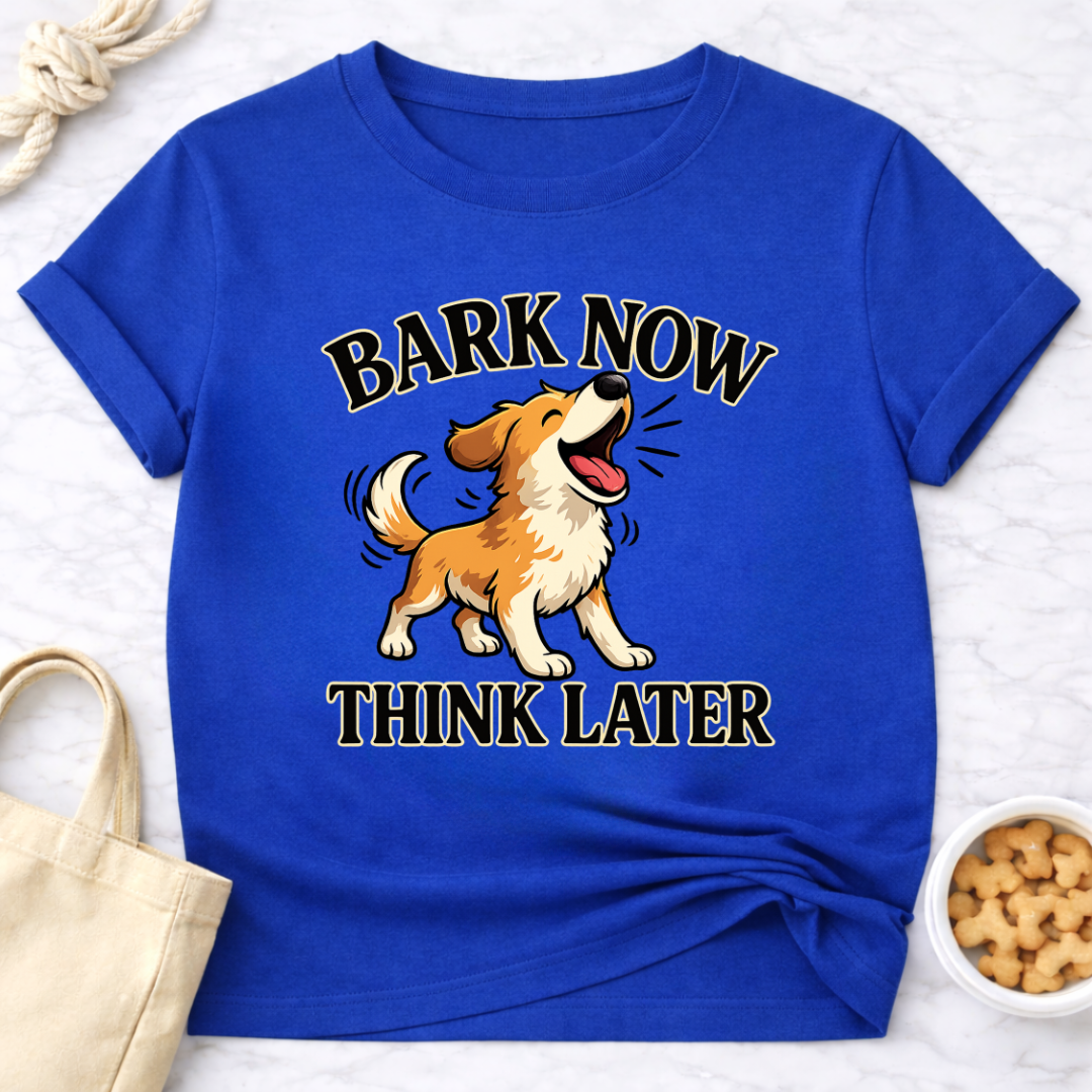 Bark Now Think Later T-Shirt