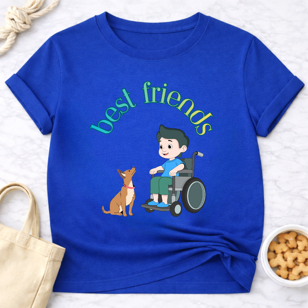 Best Friends Boy and Dog Special Needs T-Shirt