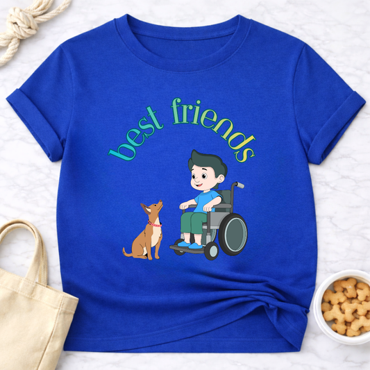 Best Friends Boy and Dog Special Needs T-Shirt