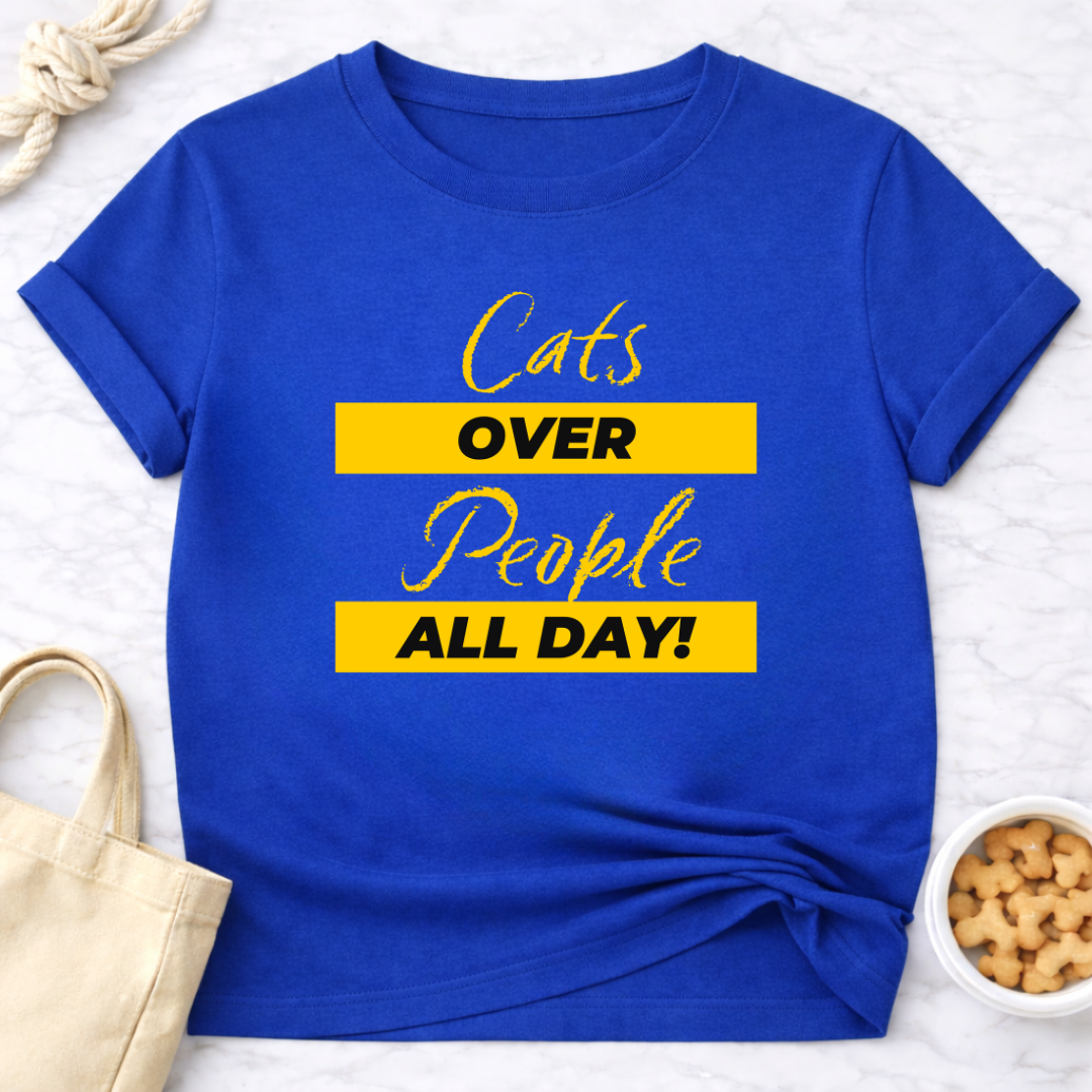 Cats Over People (Chalk)T-Shirt