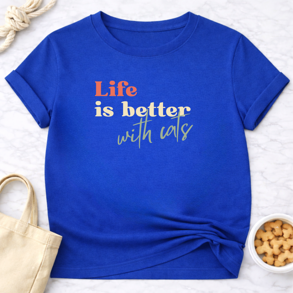 Life is Better With Cats T-Shirt