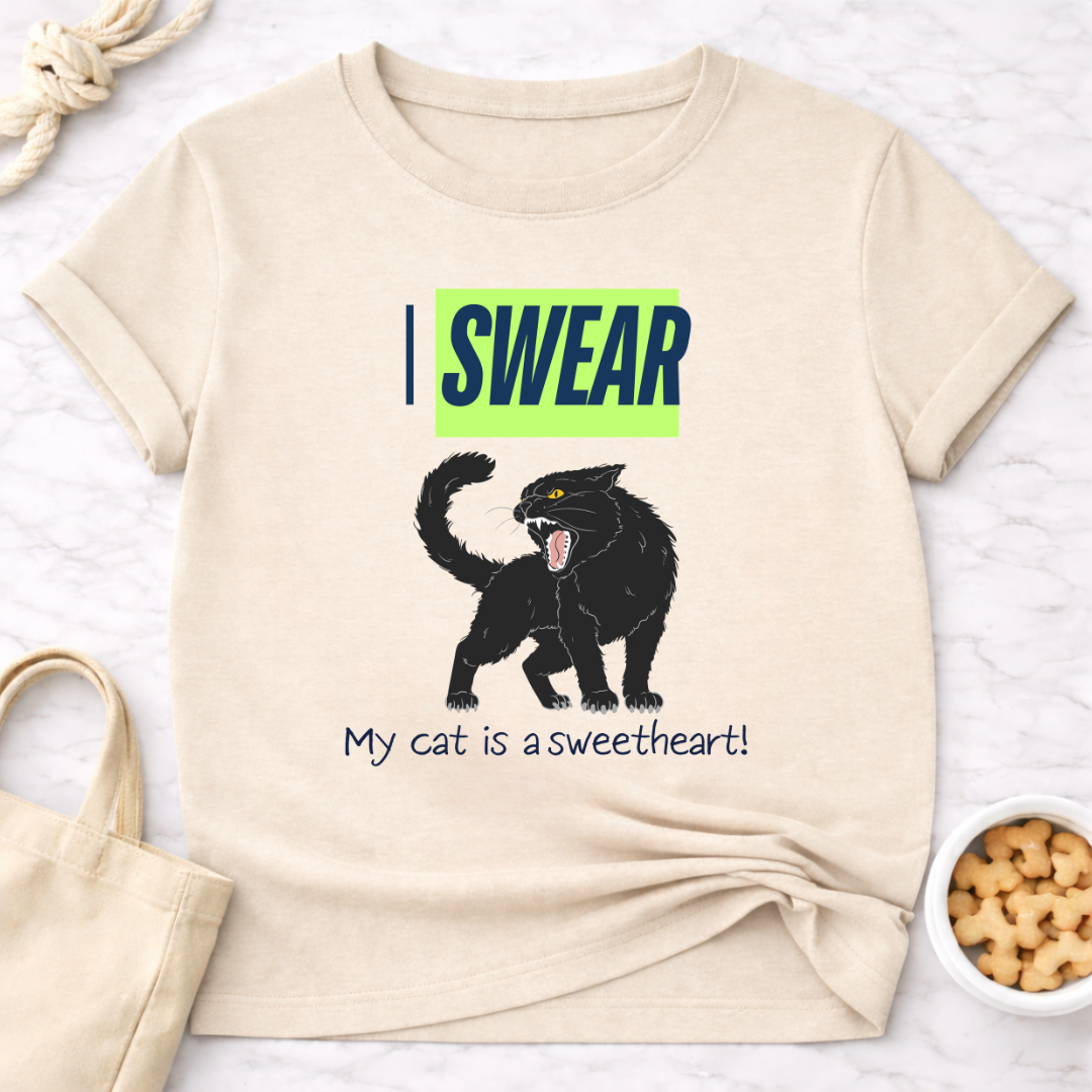I Swear My Cat is a Sweetheart T-Shirt