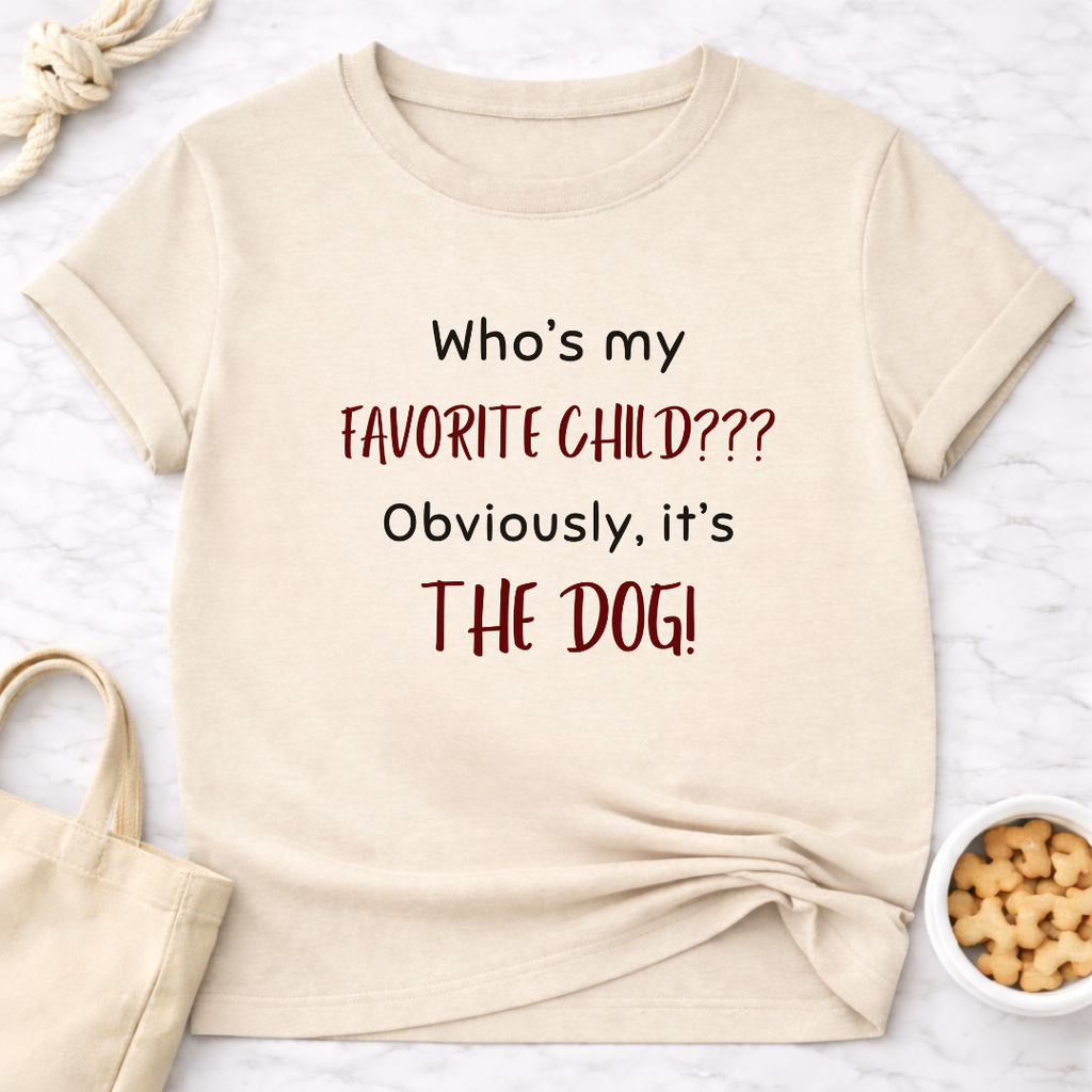 Who's My Favorite Child? Dog T-Shirt