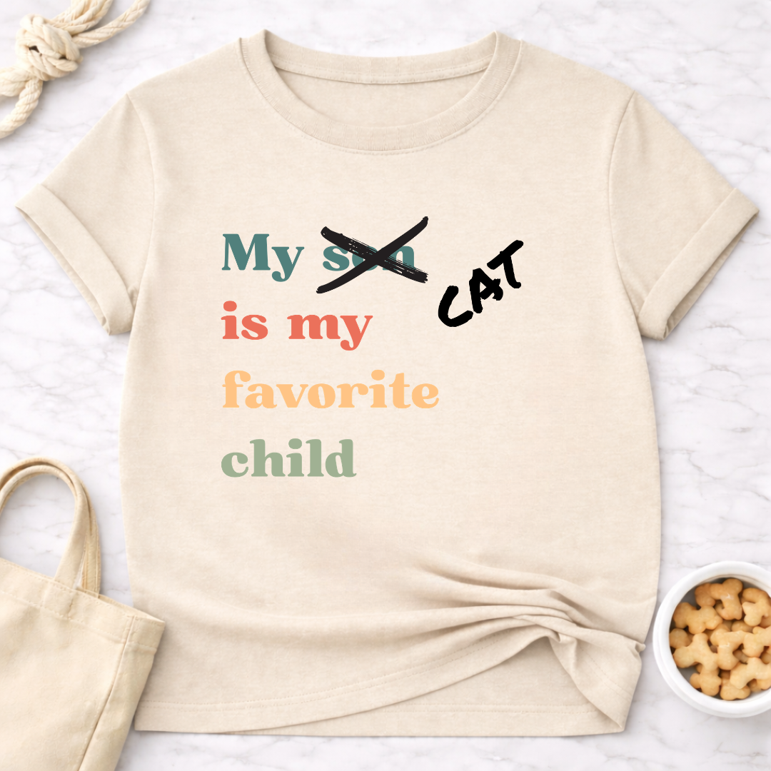 My Cat is My Favorite Child (Son) T-Shirt