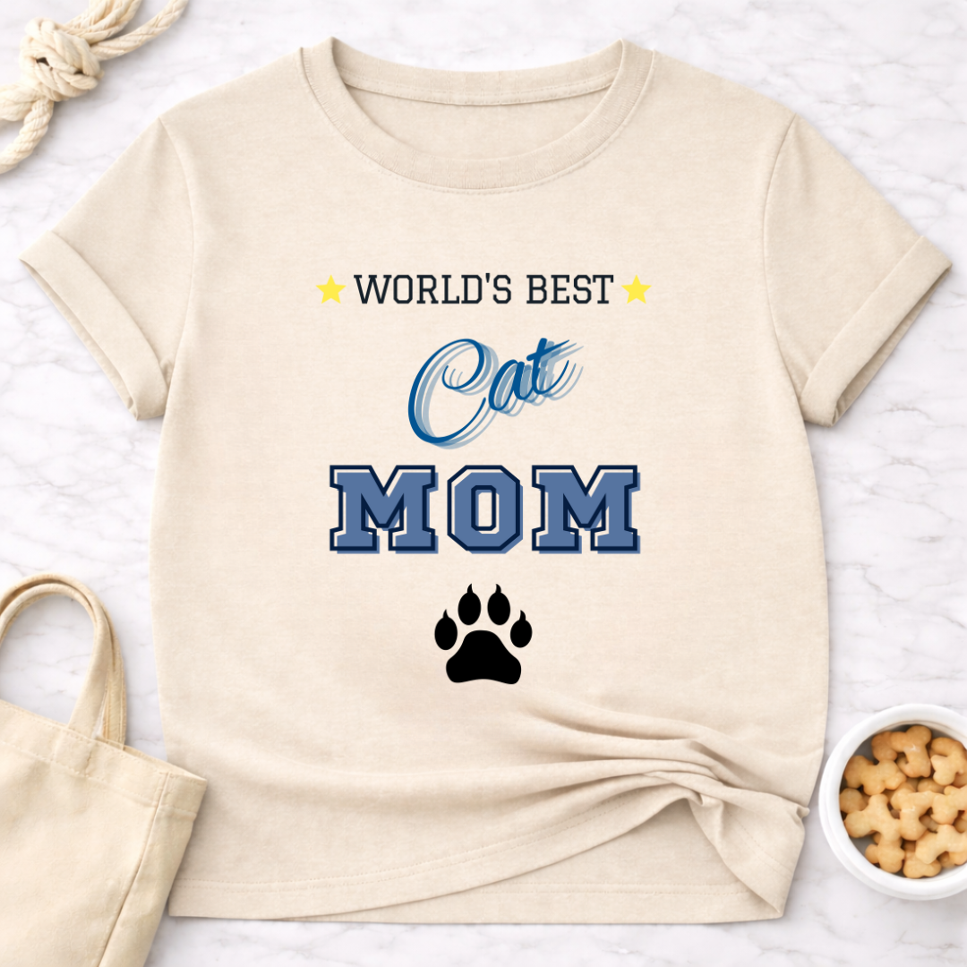 World's Best Cat Mom T-Shirt