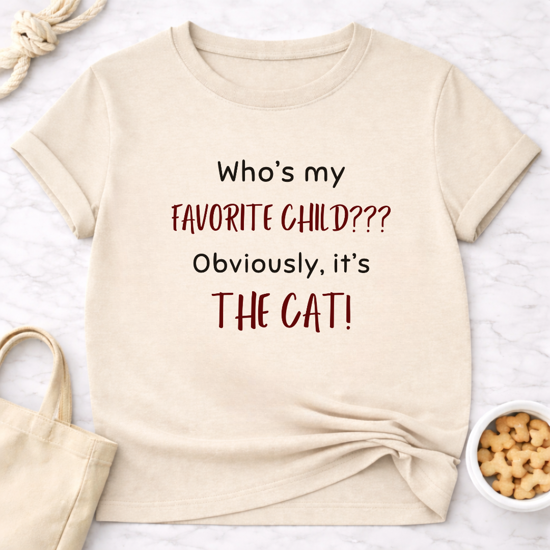 Who's My Favorite Child? Cat T-Shirt