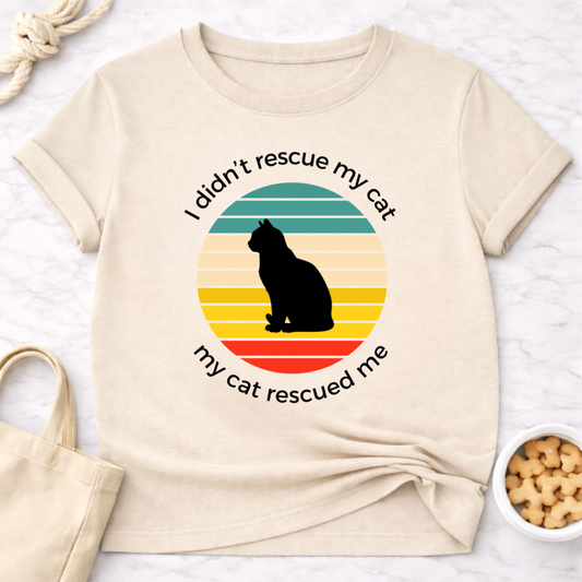 My Cat Rescued Me T-Shirt