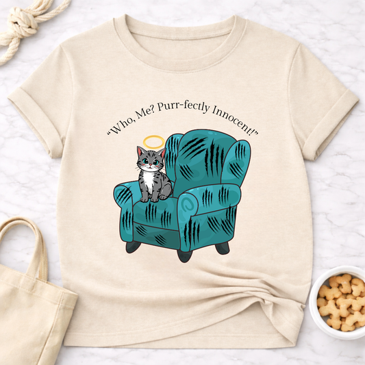 Purr-fectly Innocent Cat T-Shirt