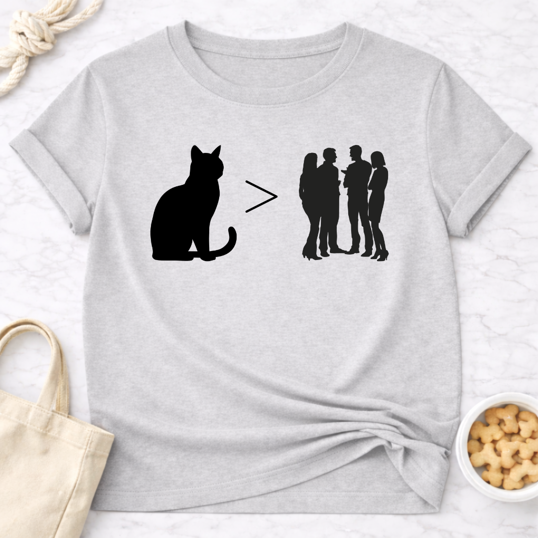 Cat is Greater Than People T-Shirt
