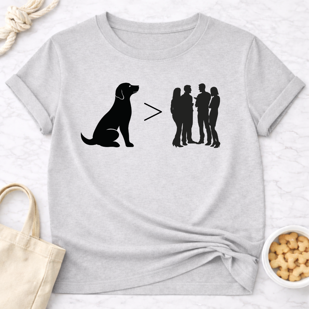 Dog is Greater Than People T-Shirt