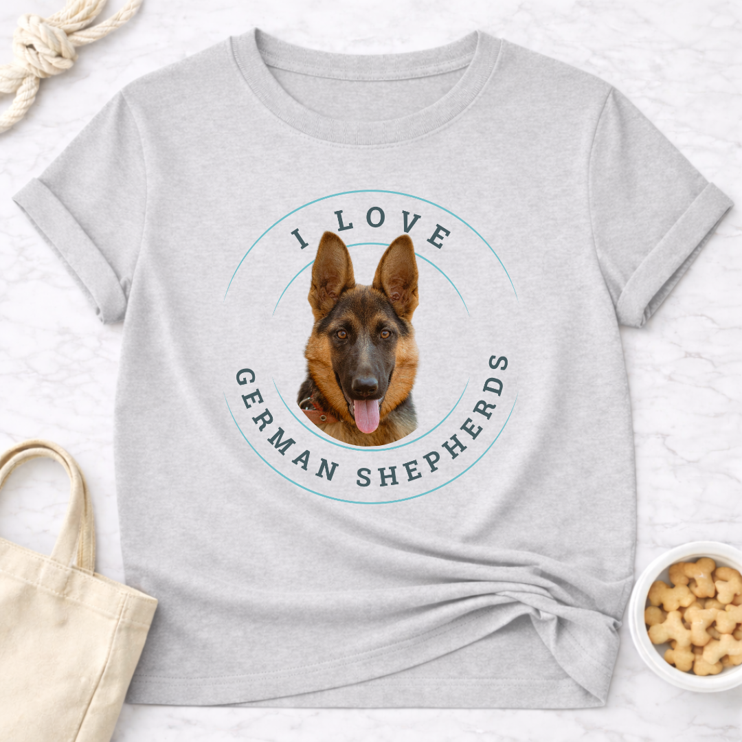 I Love German Shepherds T-Shirt