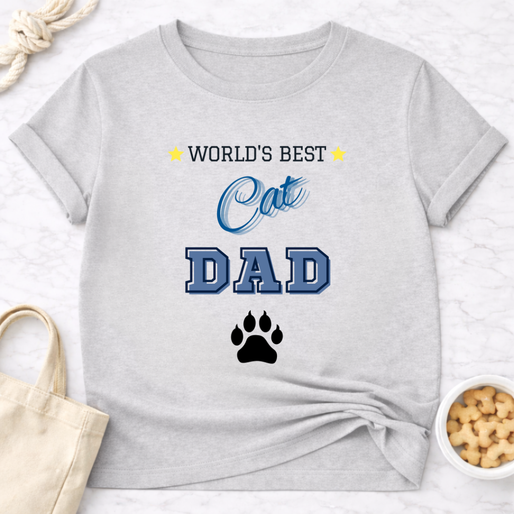 World's Best Cat Dad T-Shirt