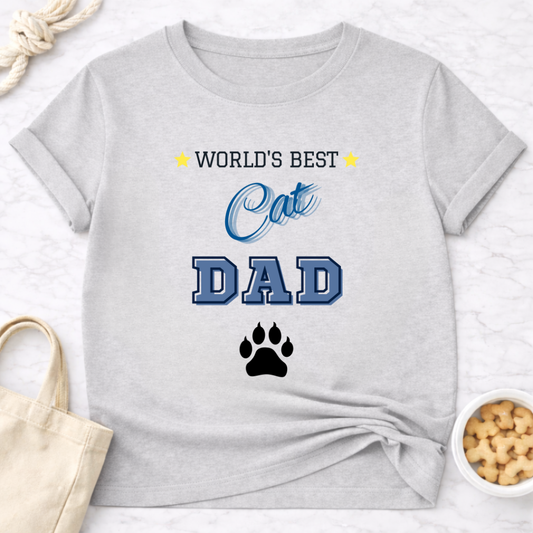 World's Best Cat Dad T-Shirt