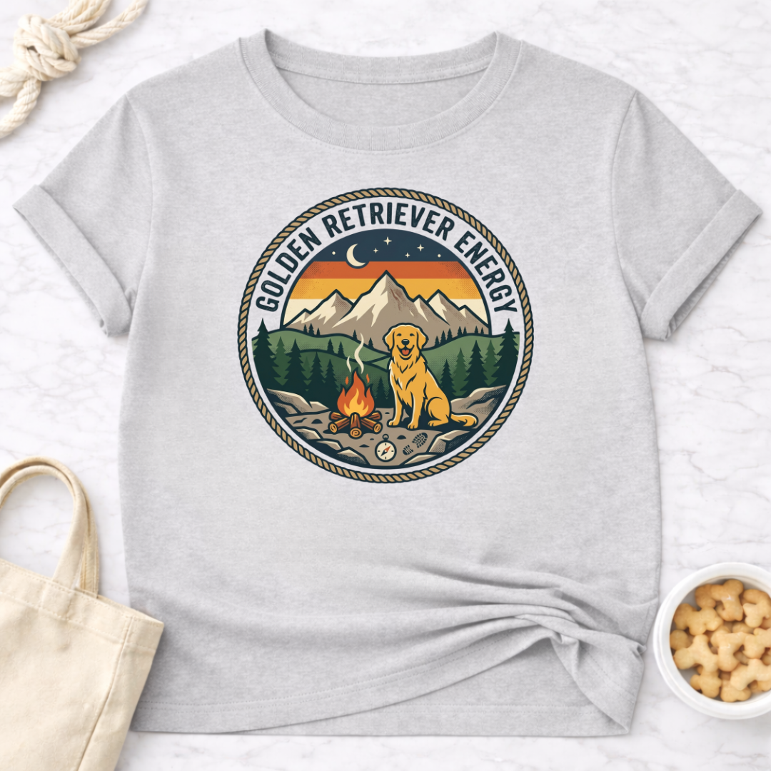 Golden Retriever Energy T-Shirt