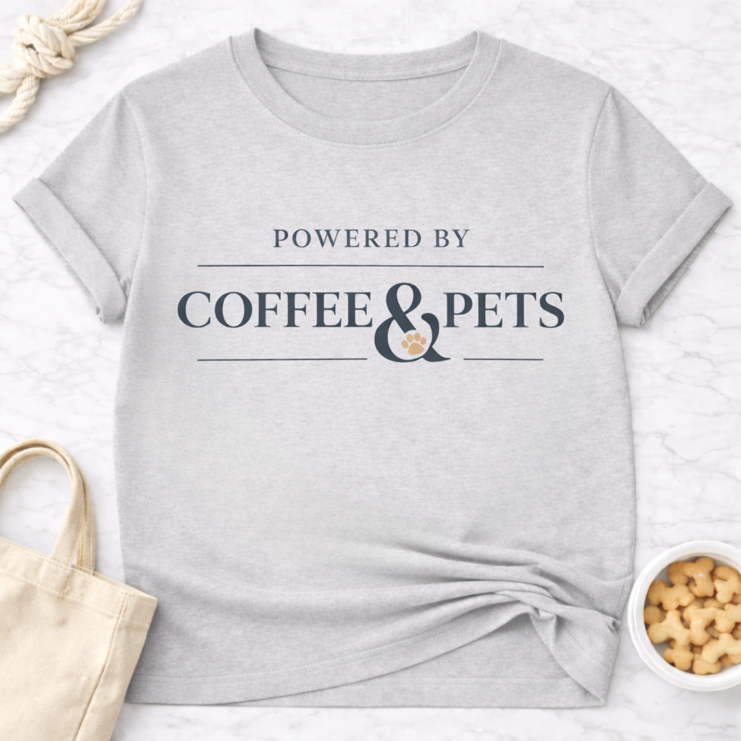 Powered by Coffee & Pets T-Shirt