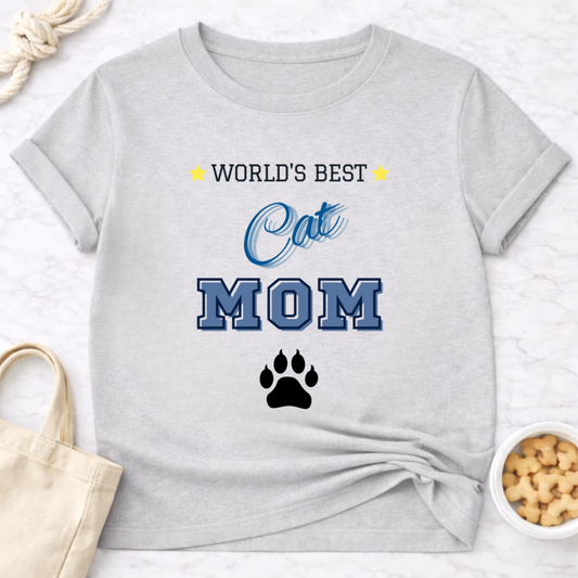World's Best Cat Mom T-Shirt