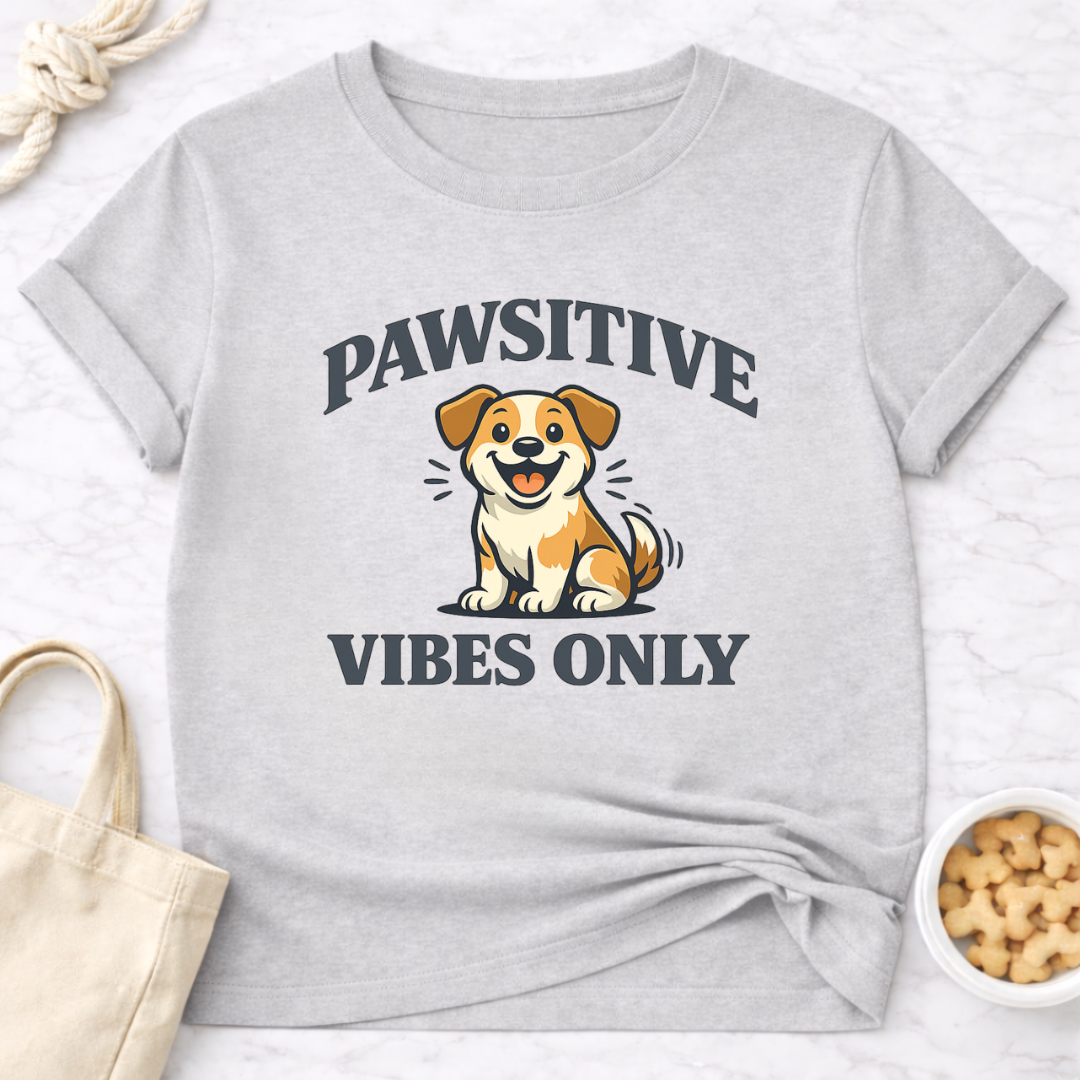 Pawsitive Vibes Only T-Shirt