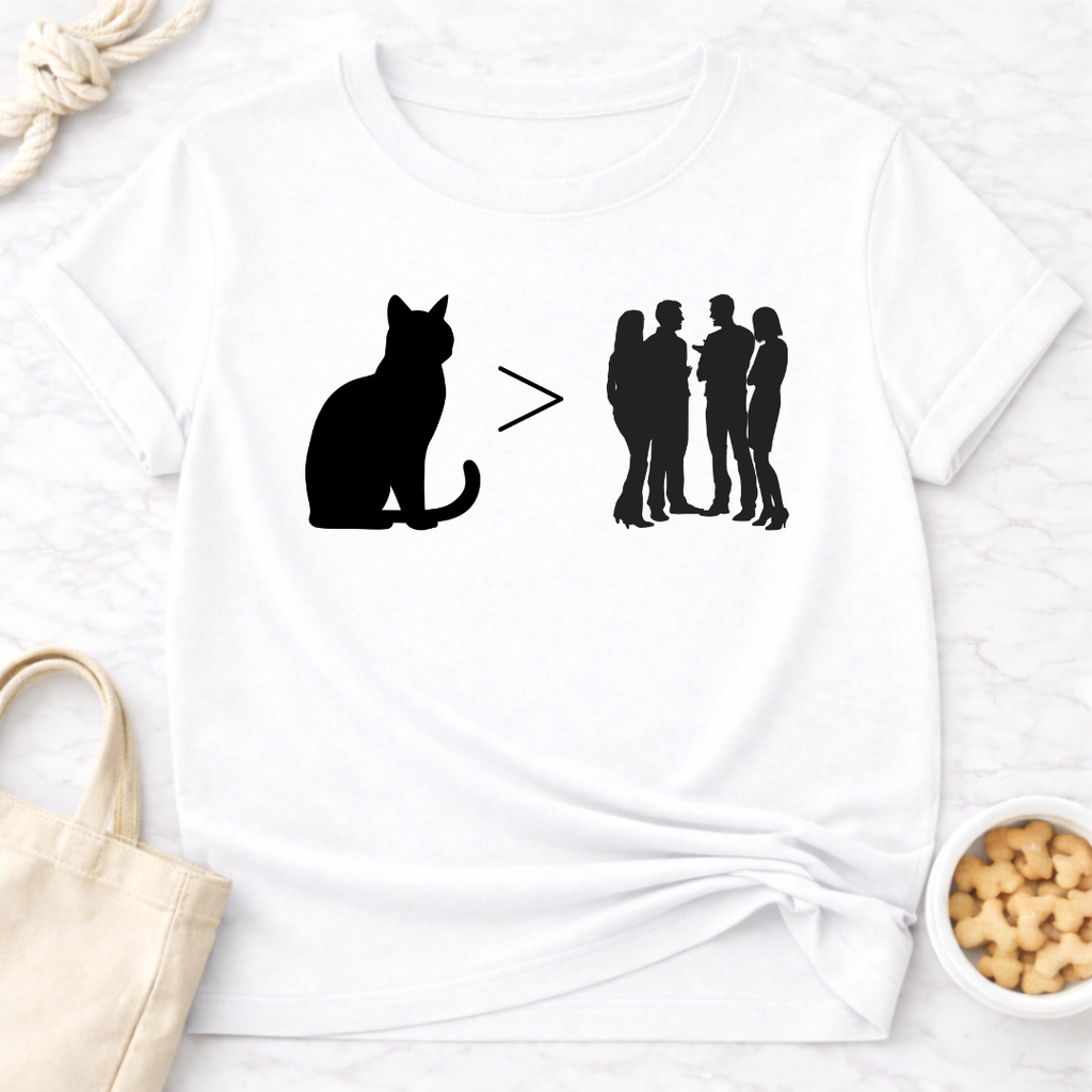 Cat is Greater Than People T-Shirt