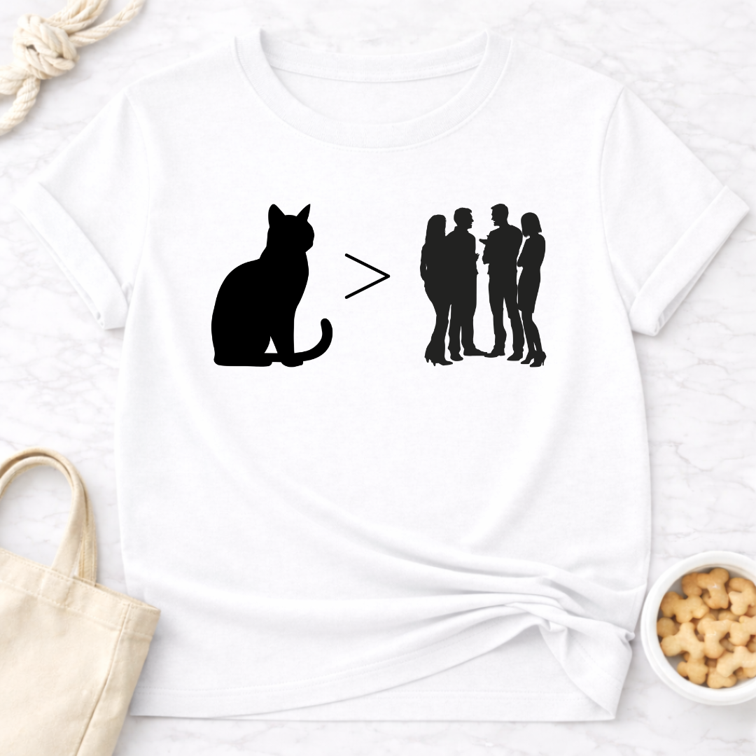 Cat is Greater Than People T-Shirt