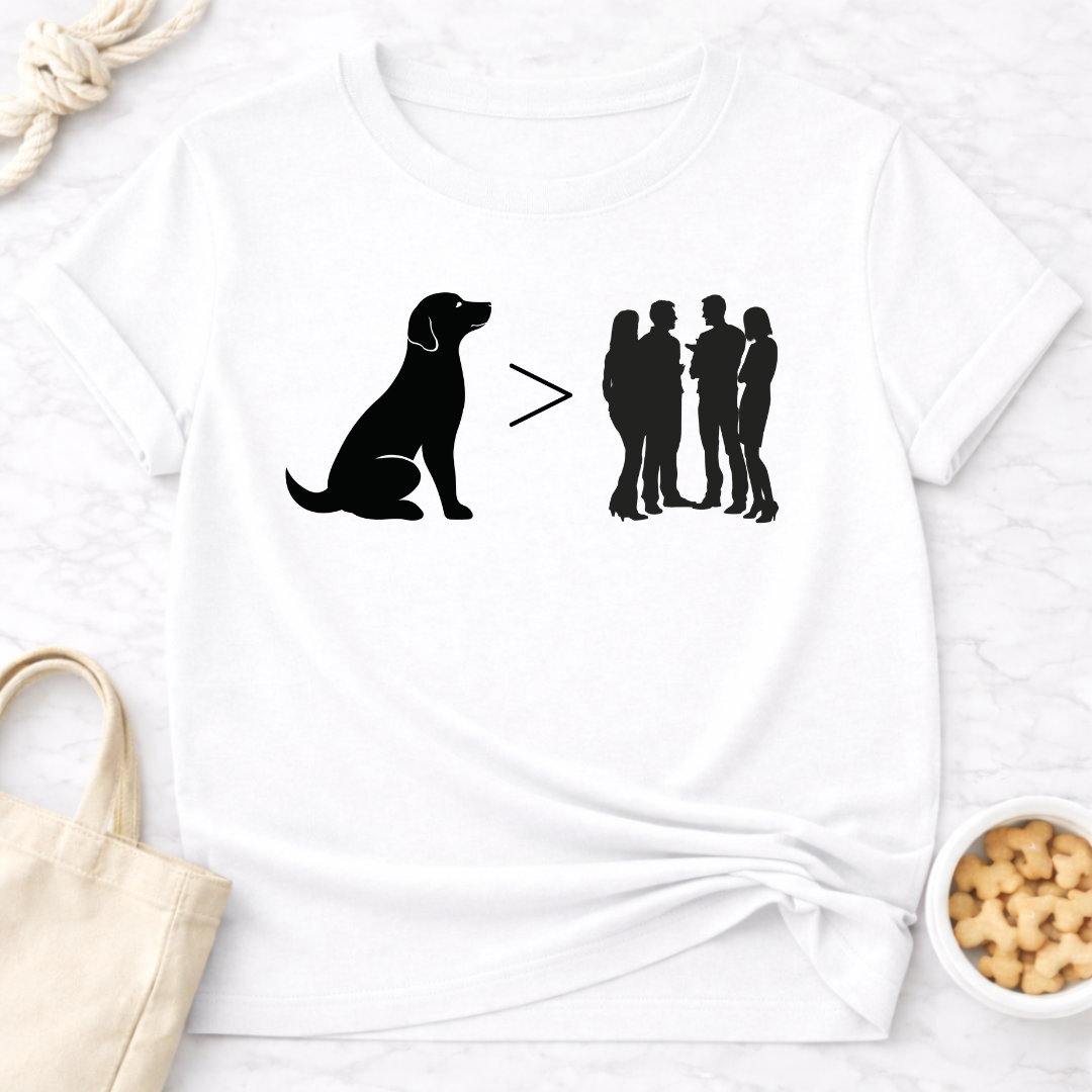 Dog is Greater Than People T-Shirt