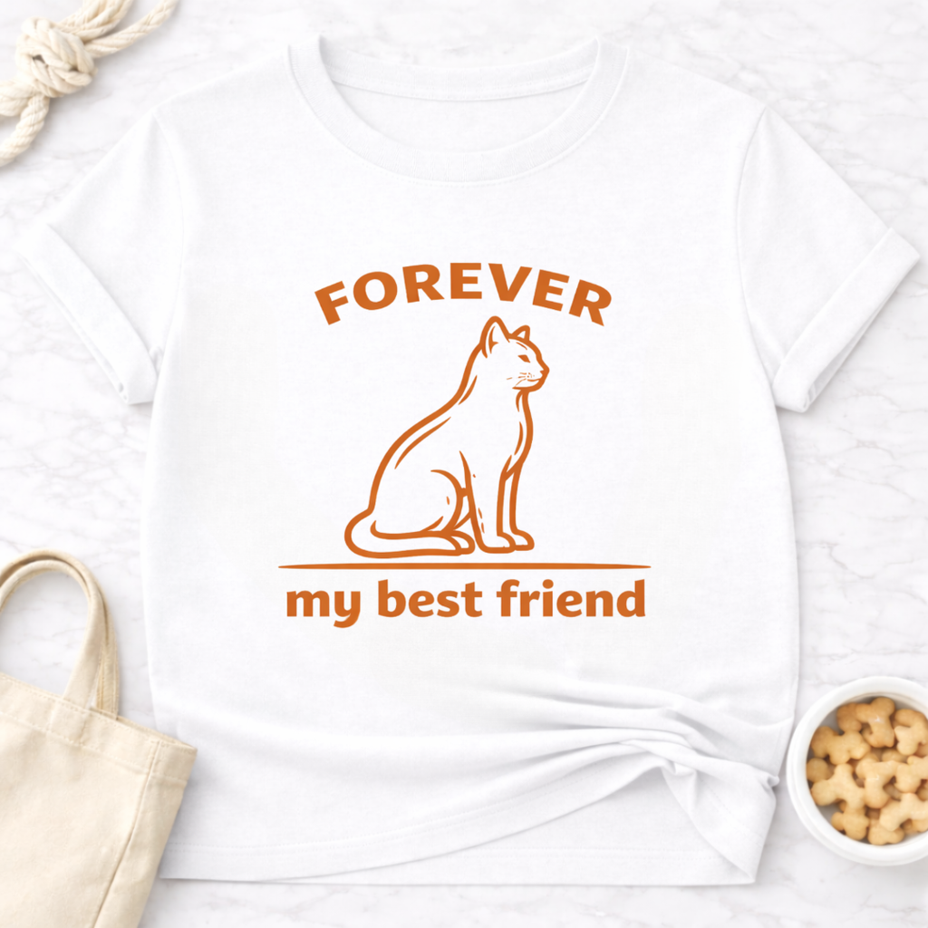 Forever My Best Friend Cat T-Shirt