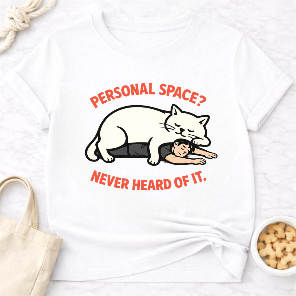 Personal Space Cat T-Shirt