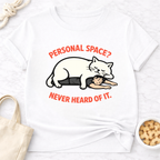 Personal Space Cat T-Shirt