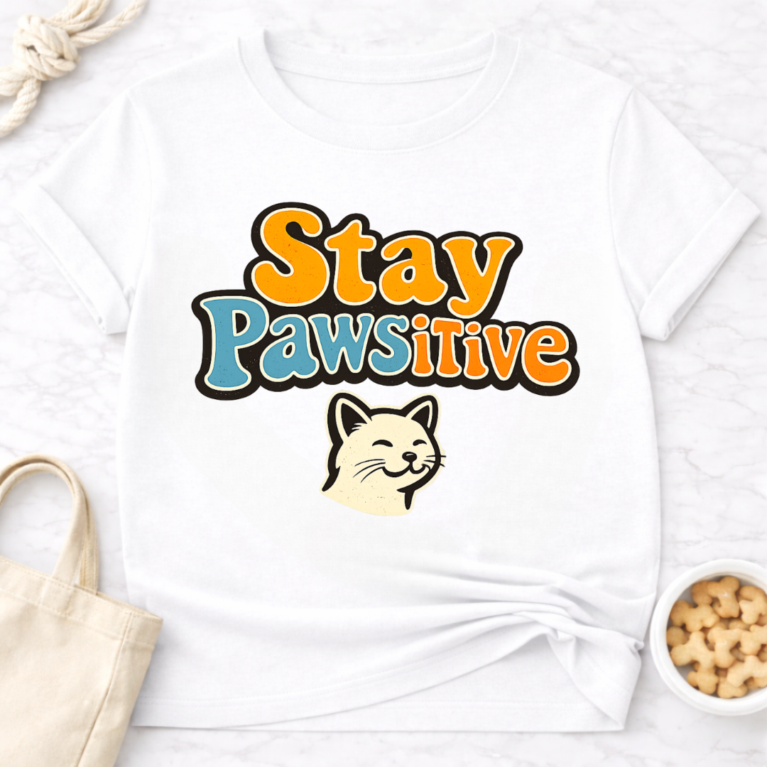 Pawsitive Cat T-Shirt