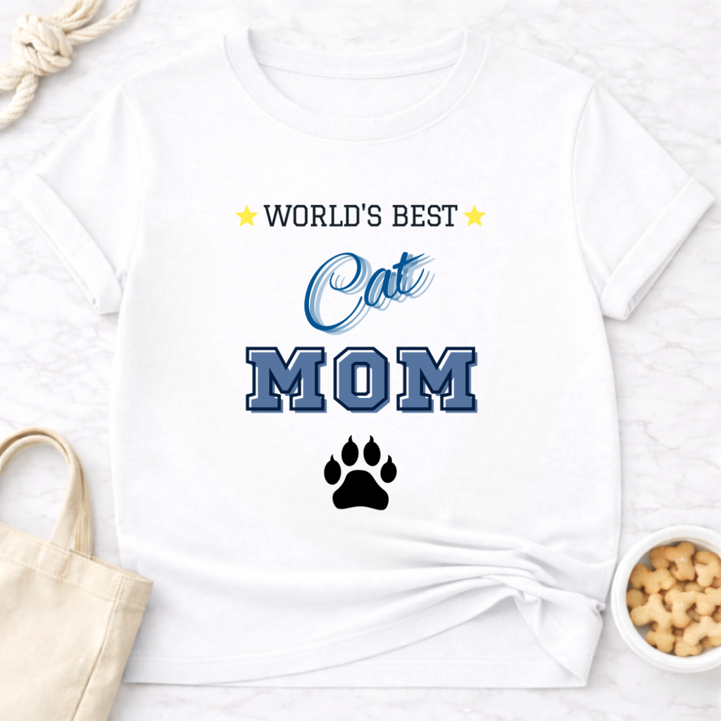 World's Best Cat Mom T-Shirt
