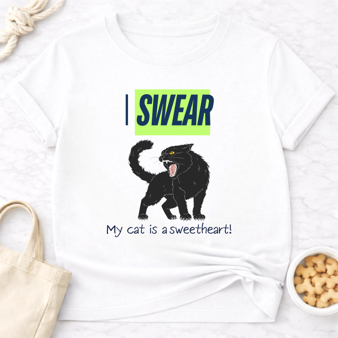 I Swear My Cat is a Sweetheart T-Shirt
