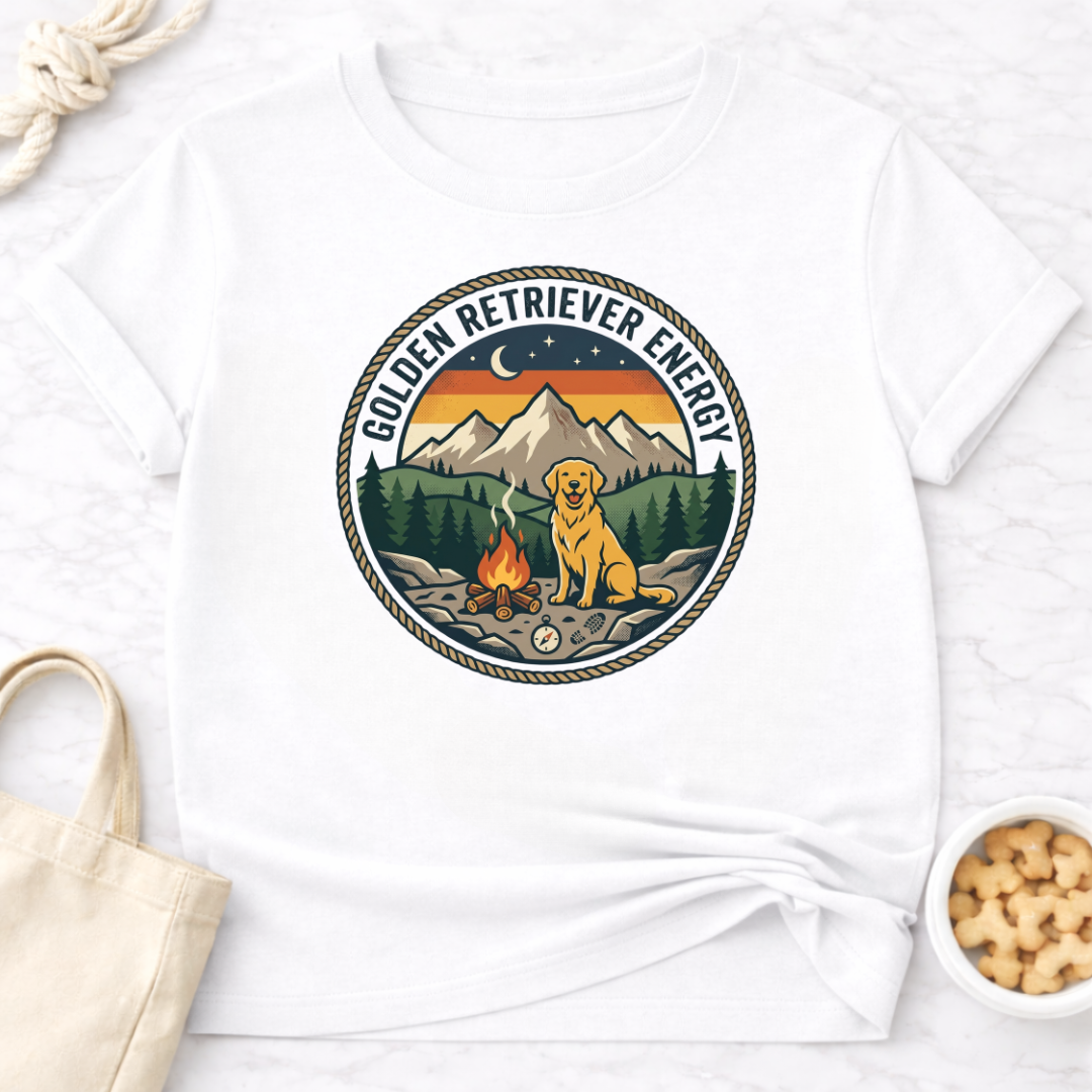 Golden Retriever Energy T-Shirt