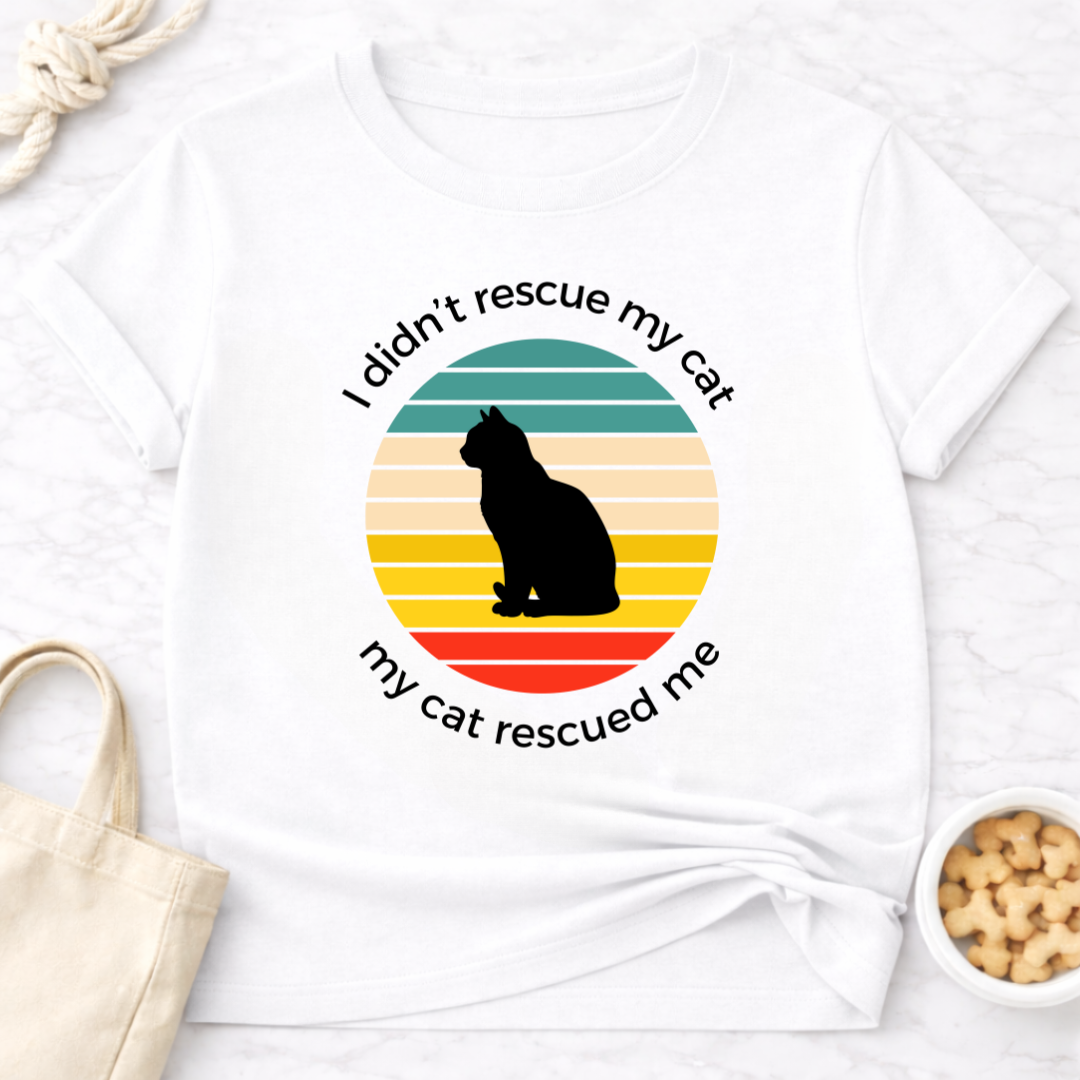 My Cat Rescued Me T-Shirt
